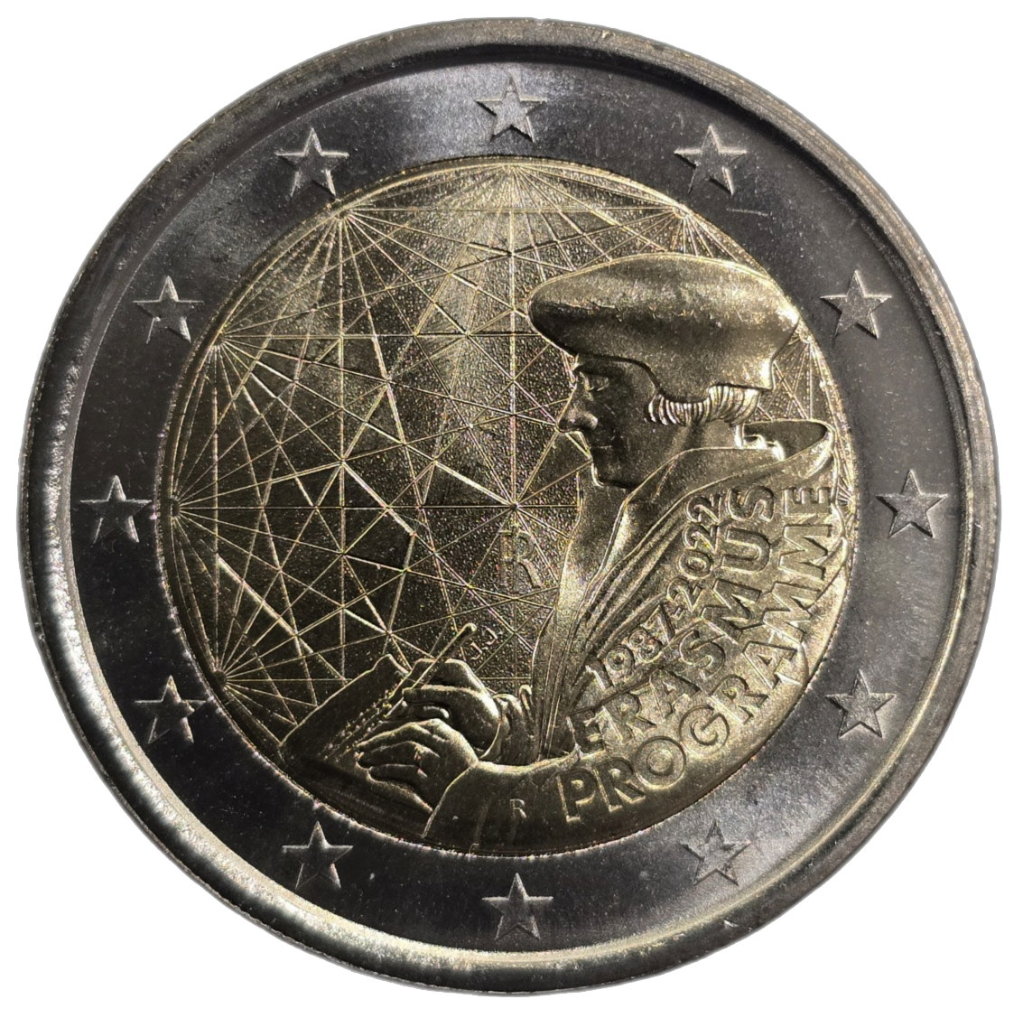 2 euros conmemorativa 35º Aniversario del Programa Erasmus